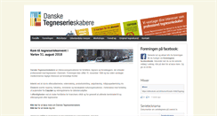 Desktop Screenshot of dansketegneserieskabere.dk